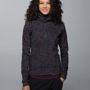 Lululemon Scuba Hoodie II - Heathered Marled Black / Black